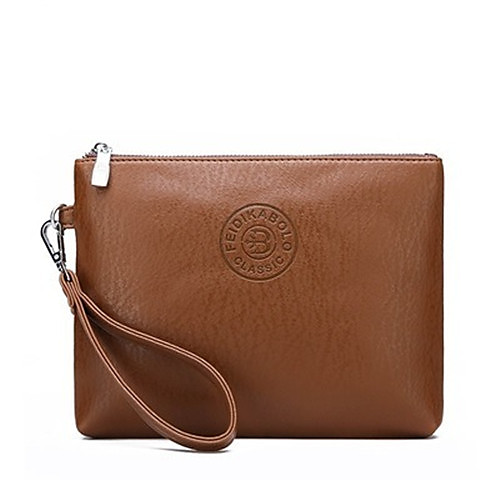 

Men's Bags Clutch Wallet Wristlet Bag Daily Black Khaki Brown