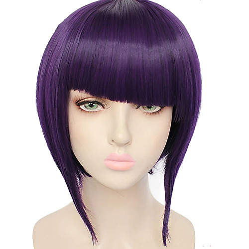

Synthetic Wig Kyoka Jiro Kyoka Jiro My Hero Academia / Boku No Hero Straight With Bangs Wig Short Purple Synthetic Hair 12 inch Women's Cosplay Heat Resistant Purple hairjoy