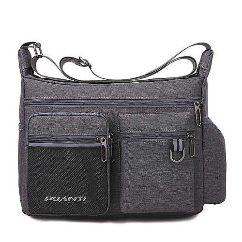 

Men's Bags Crossbody Bag Outdoor MessengerBag Black Blue Gray