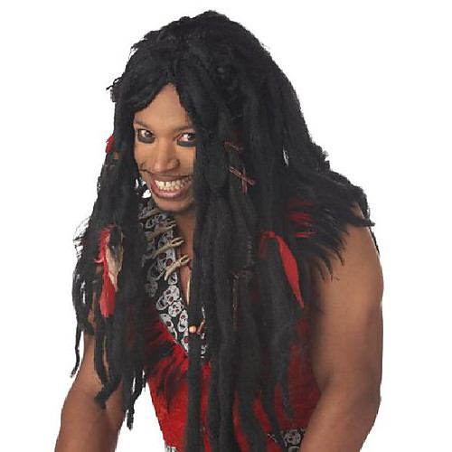 

voodoo dreads costume wig