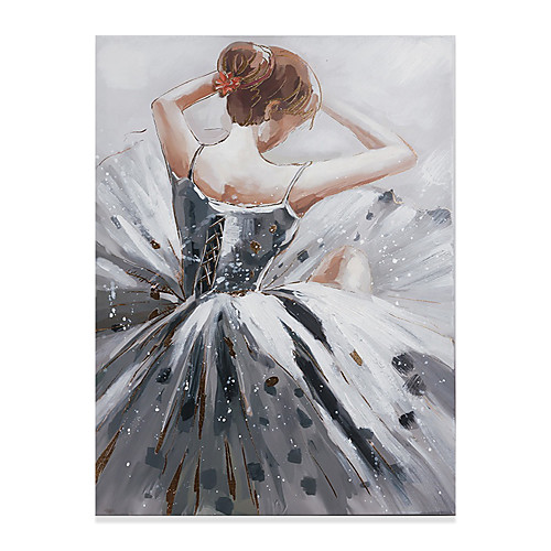 

Portrait Oil Painting On Canvas Dance Girl Abstract Contemporary Art Wall Paintings Handmade Painting Home Office Decorations Canvas Wall Art Painting Rolled Canvas No Frame Unstretched
