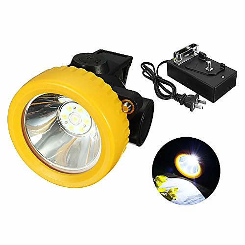 

led headlamp outdoor fishing camping miners safety led rechargeable helmet head light lamp perfect for runners, lightweight, waterproof, adjustable headband