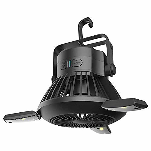 

camping fan lamp,tent fan led solar tent fan usb charging abs portable fan for fishing survival outdoor hiking