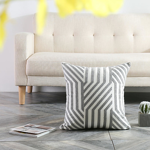 

Home Fashion Simple Original Creation Design Single Side Embroidered Pillow Case Cover Living Room Bedroom Sofa Cushion Cover