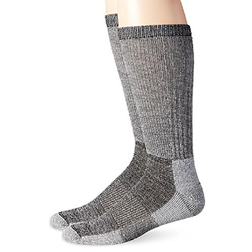 

men's merino wool thermal sock (2 pack), dark charcoal, one size