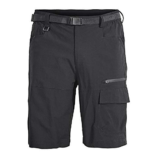 

shield men's windproof climbing hiking pants soft shell pant (us(34-35), black)