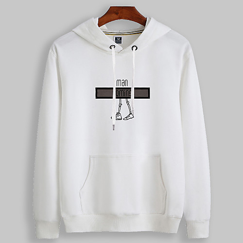 

Women's Pullover Hoodie Sweatshirt Graphic Front Pocket Daily Basic Casual Hoodies Sweatshirts White Black Yellow