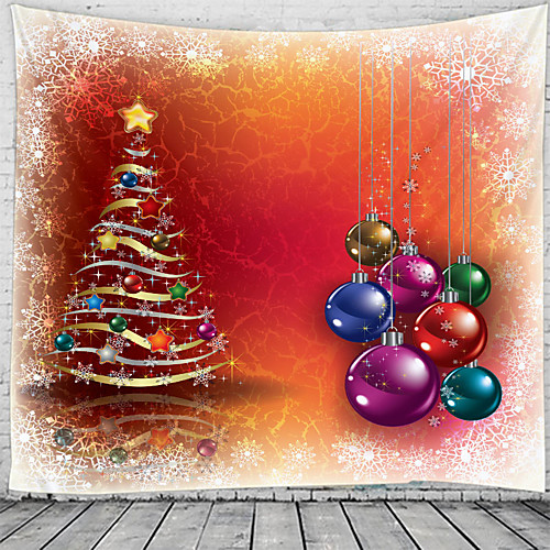 

Christmas Santa Claus Holiday Party Wall Tapestry Art Decor Blanket Curtain Picnic Tablecloth Hanging Home Bedroom Living Room Dorm Decoration Christmas Tree Gift Fireplace
