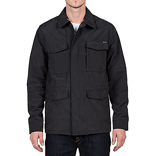 

men's greystone jacket, black, small