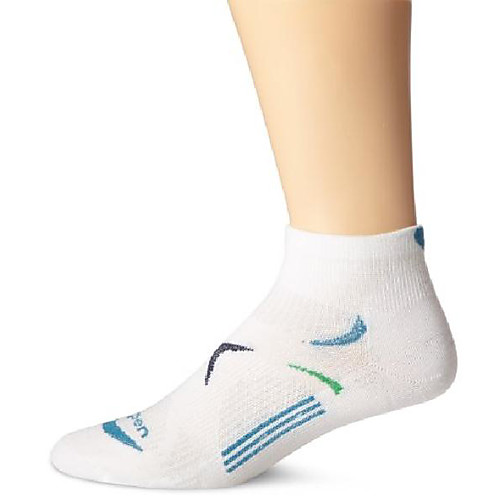 

men's t3 ultra light mini socks, white, large