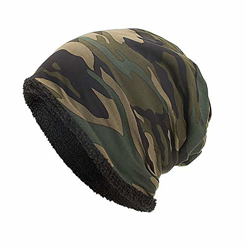 

muranba women men winter warm baggy camouflage ski beanie skull caps hat