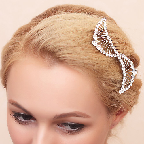 

Rhinestone / Alloy Headpiece with Rhinestone 1 Piece Wedding Headpiece