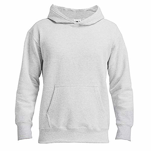 

men's adult hoodie, ash, 3x-large