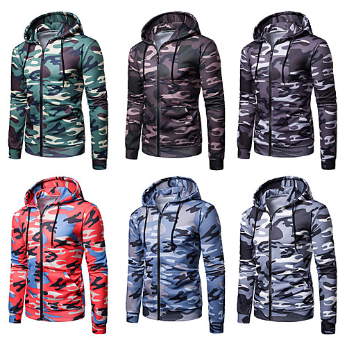 

Men's Long Sleeve Running Track Jacket Full Zip Outerwear Top Athleisure Casual Winter Cotton Thermal Warm Breathable Soft Fitness Gym Workout Running Jogging Training Sportswear Normal Dark Grey Red