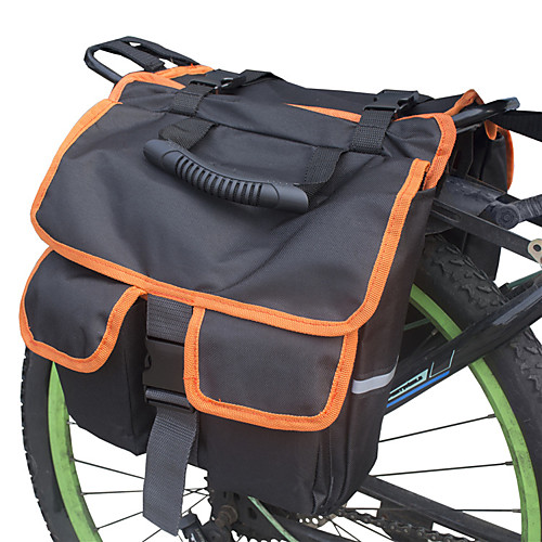 

bike bag bicycle panniers multifuction bicycle expedition touring cam pannier (black)