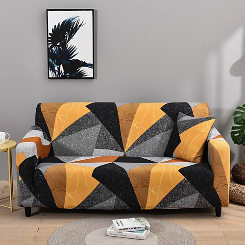 

Diamond Check 1-Piece Sofa Cover Couch Cover Furniture Protector Soft Stretch Slipcover Spandex Jacquard Fabric Super Fit for 1~4 Cushion Couch and L Shape Sofa,Easy to Install(1 Free Cushion Cover)