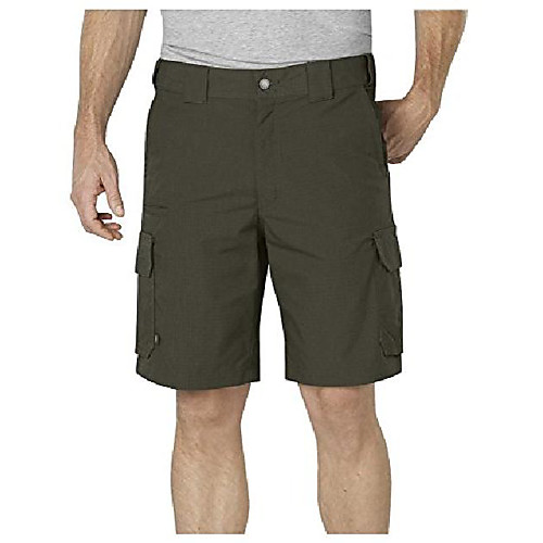 

men's stretch ripstop tactical cargo shorts, tactical green, 32