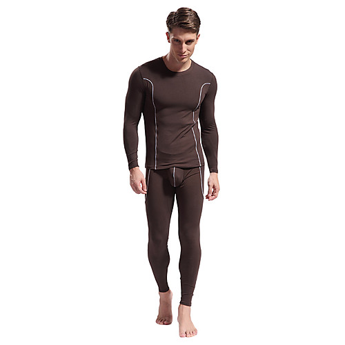 

men's thermal underwear fleece lined performance fleece tactical sports shapewear thermal set (black01, xx-large)