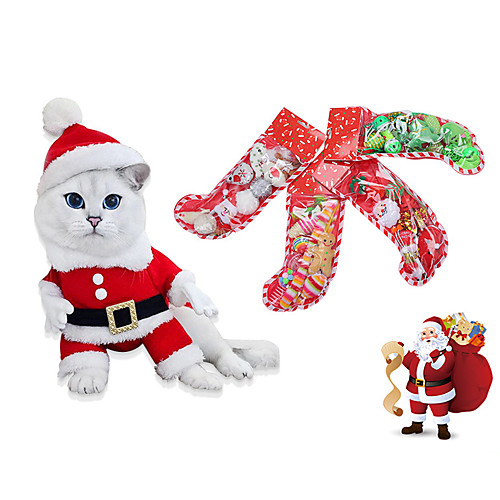 

Interactive Toy Cat Toys Set Christmas Toy Dog Cat 1 set Rectangular Pet Exercise Releasing Pressure Cotton Gift Pet Toy Pet Play