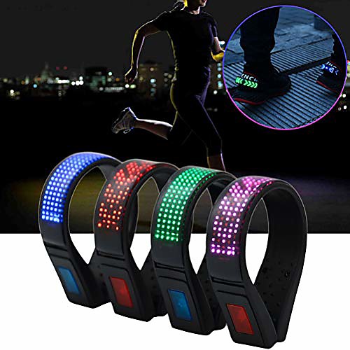 

1pcs security clip on running led shoes clip lights usb charging safety clip lights running jogging hiking cycling