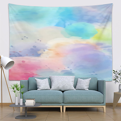 

Wall Tapestry Art Decor Blanket Curtain Hanging Home Bedroom Living Room Decoration Polyester Novelty Colorful Halo Dye