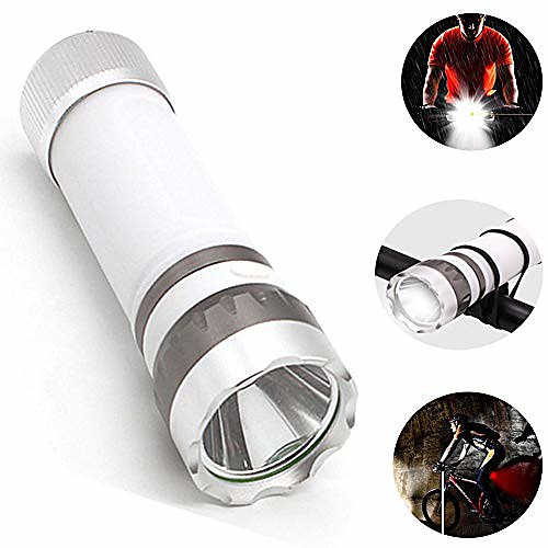 

layopo usb rechargeable bicycle light set ip65 waterproof 400 lumens ultra bright flashlight bike light- led front and back rear lights fits all bikes