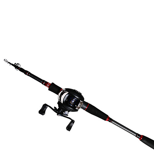 

Fishing Rod and Reel Combo Telespin Rod 205 cm Portable Telescopic Lightweight Light (L) Sea Fishing Freshwater Fishing Bass Fishing