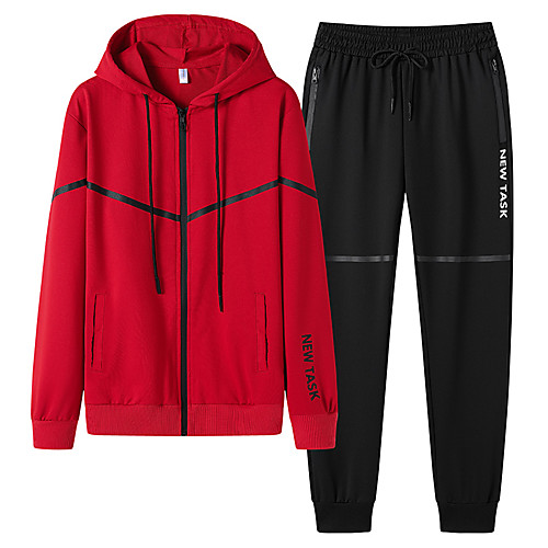 

Women's Men's 2 Piece Full Zip Tracksuit Sweatsuit Athleisure Long Sleeve 2pcs Half Zip Elastane Thermal Warm Soft Fitness Gym Workout Running Walking Jogging Sportswear Solid Colored Outfit Set