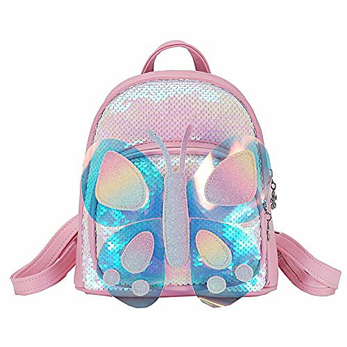 

women girls dazzling sequins backpack with cute ears shoulder bag satchel