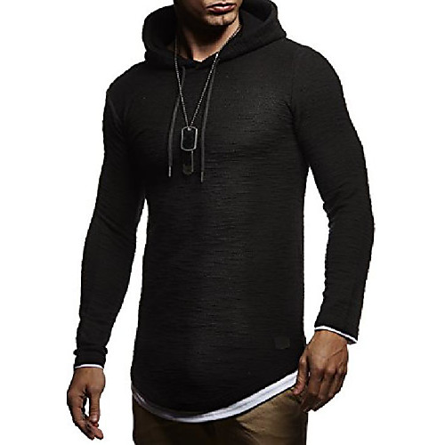 

ln8120 men's light hooded sweatshirt; size m, anthracite