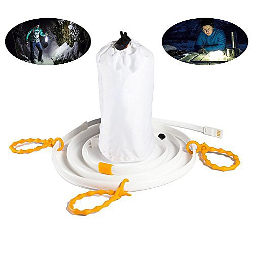 

led rope lights,portable usb camping hiking strip lights,two modes led lights for indoor or outdoor,safety,emergencies,doubles as an led lantern