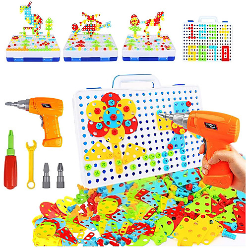 

Building Blocks Construction Set Toys Drill Set 237 pcs STEAM Toy compatible ABSPC Legoing Transformable Educational Boys' Girls' Toy Gift / Kid's