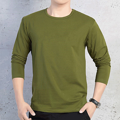 

men's long sleeve t-shirt soft athletic muscle slim fitted stretchy 427 burgundy medium