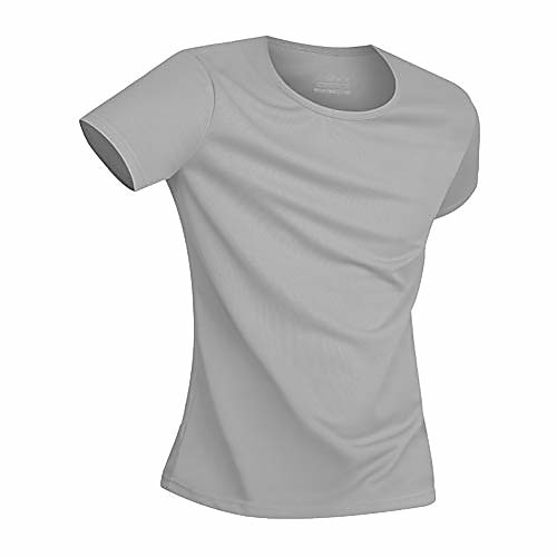 

Men's T shirt Hiking Tee shirt Short Sleeve Tee Tshirt Sweatshirt Top Outdoor Lightweight Breathable Quick Dry Sweat wicking Spring Summer Solid Color White Black Navy Blue Hunting Fishing Climbing