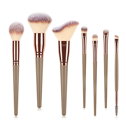 

Professional Makeup Brushes 7 PCS Soft Full Coverage Comfy Plastic for Makeup Tools Eyeliner Brush Blush Brush Makeup Brush Lip Brush Eyebrow Brush Eyeshadow Brush