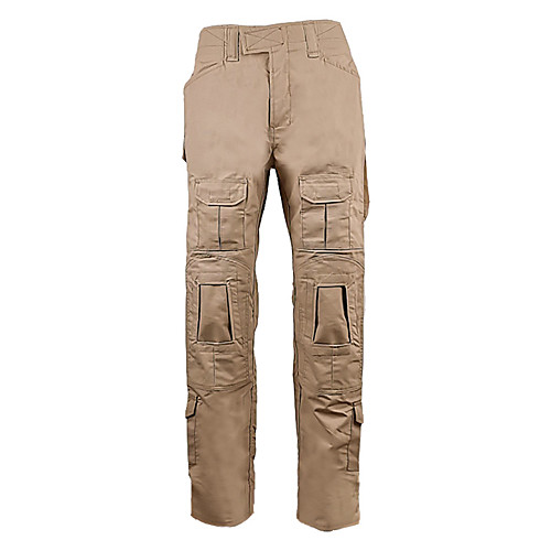 

Men's Tactical Pants Waterproof Windproof Breathable Quick Dry Fall Spring Camo / Camouflage Bottoms for Camping / Hiking Hunting Fishing Black Camouflage Khaki S M L XL XXL