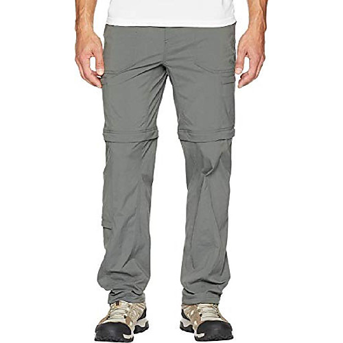

men's bug barrier traveler zip n' go pants, charcoal, size 34