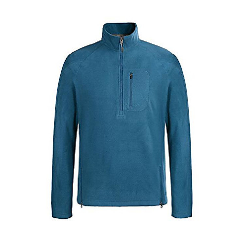 

men's utility micro fleece 1/4 zip jacket, legion blue, small