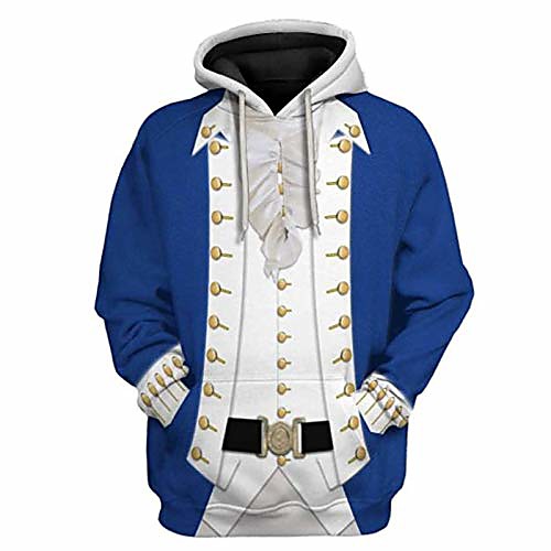 

mens the historical figure hoodie 3d printed cosplay sweatshirts (alexander hamilton, s)