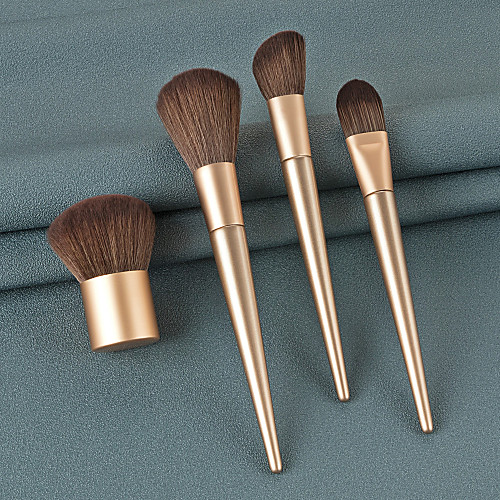 

Professional Makeup Brushes 4 PCS Soft Full Coverage Adorable Lovely Comfy Wooden / Bamboo for Makeup Tools Blush Brush Foundation Brush Makeup Brush