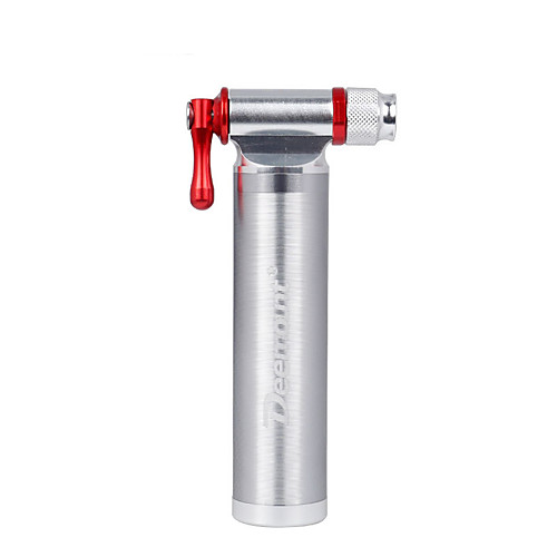 

Mini CO2 Bike Pump / Inflator Portable For Cycling Bicycle Aluminium alloy Silver