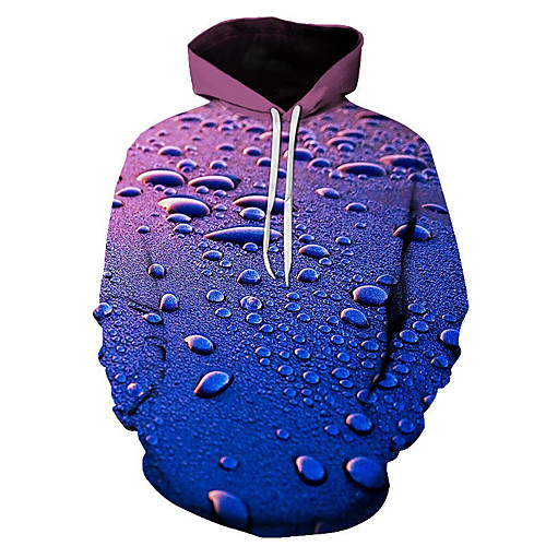 

Men's Pullover Hoodie Sweatshirt Graphic 3D Going out Club 3D Print 3D Print Casual Hoodies Sweatshirts Blushing Pink