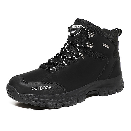 

Men's Hiking Shoes Anti-Slip Breathable Wearable Comfortable Hiking Outdoor Exercise Running Spring, Fall, Winter, Summer Black Grey