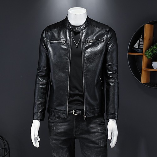 

mens jackets motorcycle bomber biker white jacket men