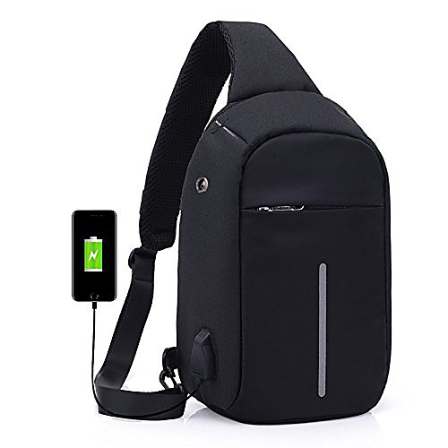 

men small vintage canvas messenger bag cross body bag pack organizer satchel bag durable multi-pocket sling shoulder bag (black1)