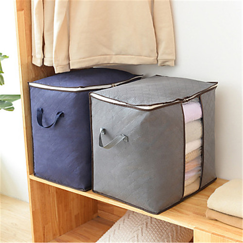 

Moisture-proof Breathable Visible Quilt Bag Home Cabinet Clothing Dust-proof Finishing Storage Bag Moving Bag
