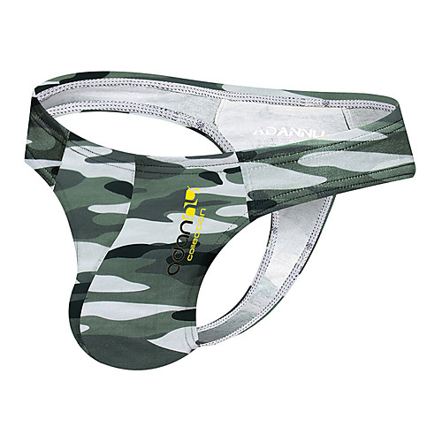 

Men's Jockstrap Athletic Supporters Sports Underwear Sports & Outdoor Underwear Shorts Briefs Bottoms Cotton Winter Running Walking Jogging Training Breathable Quick Dry Soft Sport Grey Green