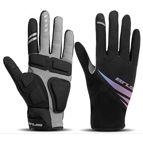 

Winter Bike Gloves / Cycling Gloves Touch Gloves Waterproof Windproof Breathable Warm Full Finger Gloves Sports Gloves Black for Adults' Cycling / Bike Activity & Sports Gloves