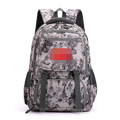 

Women's Canvas School Bag Commuter Backpack Large Capacity Waterproof Zipper School Outdoor Backpack Blue Khaki Gray
