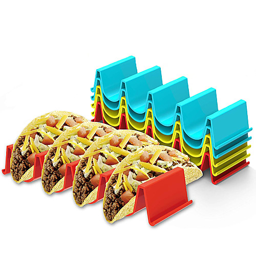 

1pc Taco Holder Burrito Stand Wave Tortilla Pancake Stand Kitchen Food Display Stand
